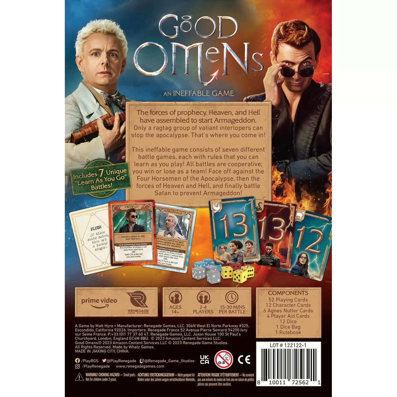 Good Omens : An Ineffable Game